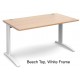 TR10 800mm Deep Cable Managed Office Desk